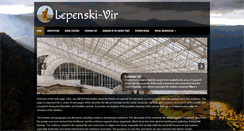 Desktop Screenshot of lepenski-vir.org