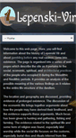Mobile Screenshot of lepenski-vir.org